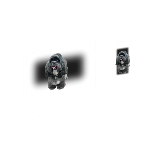 Um notebook com a foto do Patton